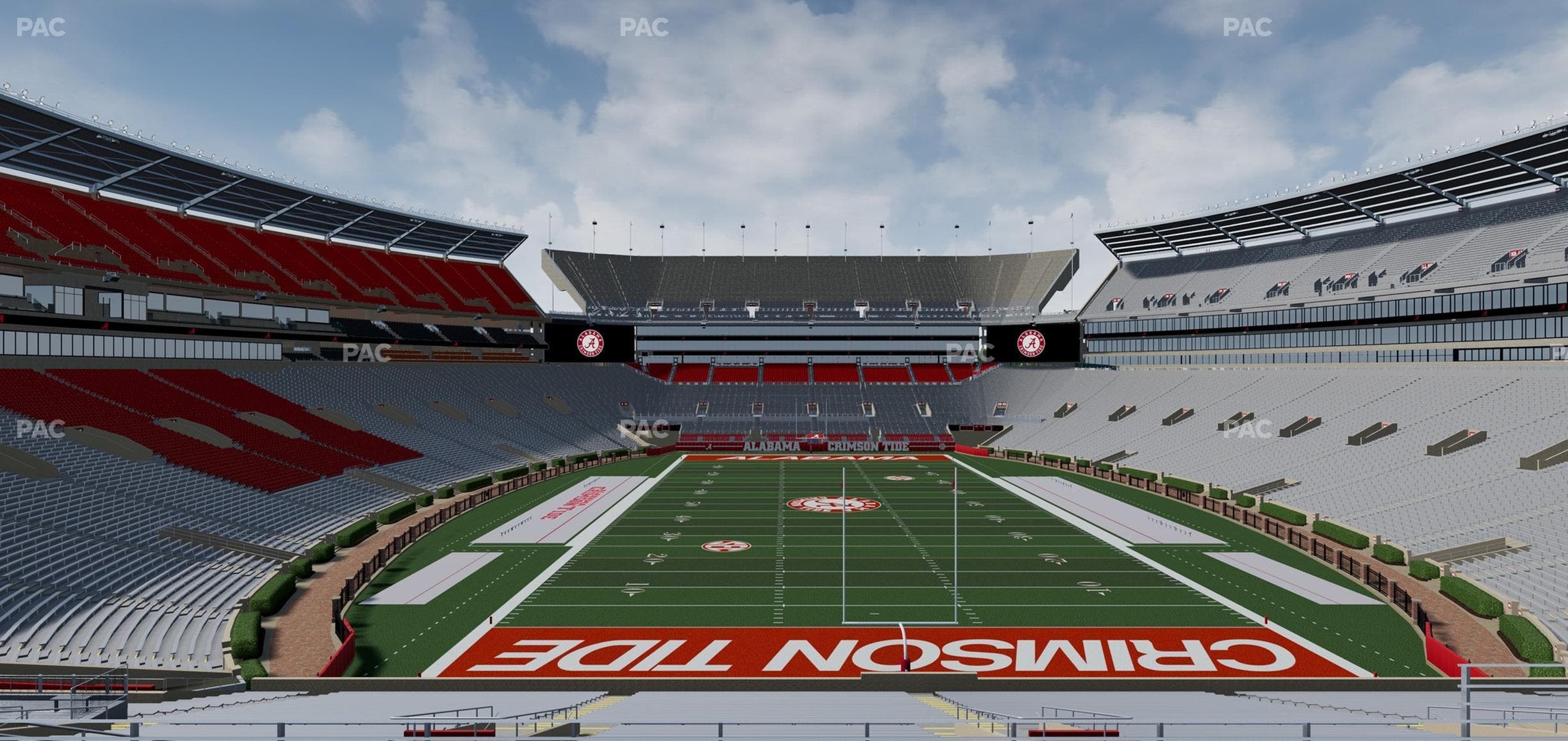 Bryant-Denny Stadium - Section South Zone 6 Seat View