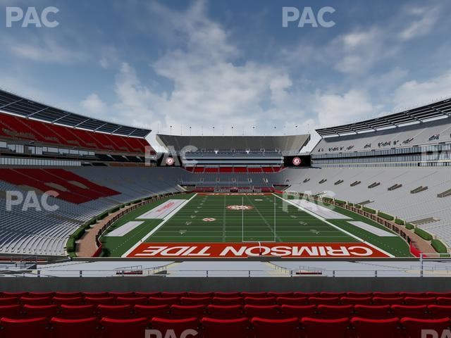 Bryant-Denny Stadium - Section South Zone 6 Seat View