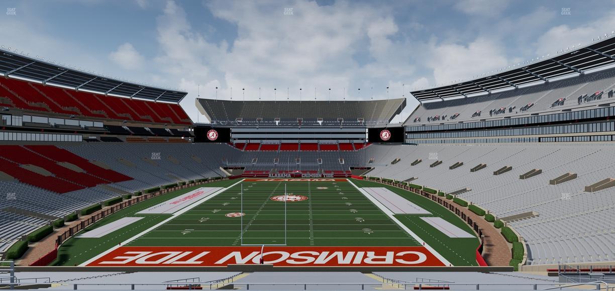 Bryant-Denny Stadium - Section South Zone 7 Seat View