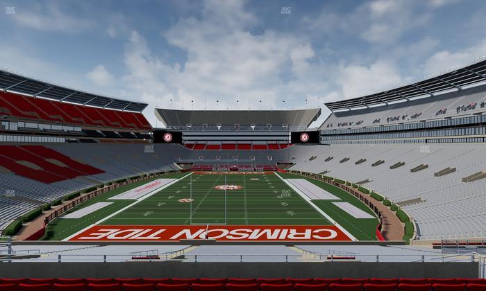 Bryant-Denny Stadium - Section South Zone 7 Seat View