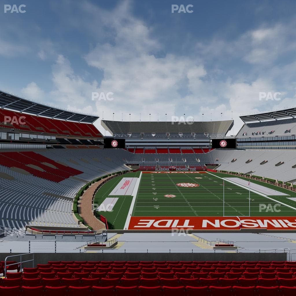 Bryant-Denny Stadium - Section South Zone 7 Seat View