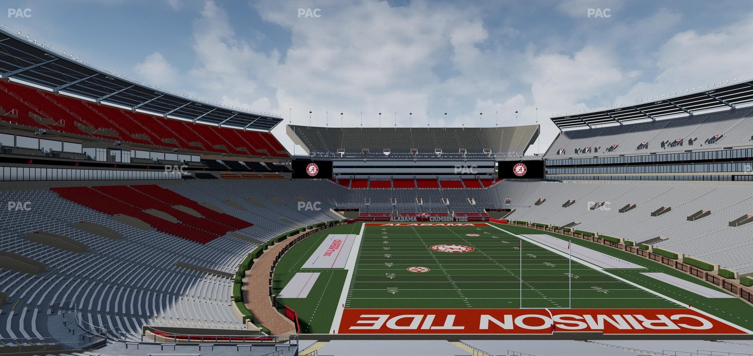 Bryant-Denny Stadium - Section South Zone 7 Seat View