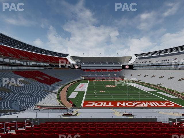 Bryant-Denny Stadium - Section South Zone 7 Seat View