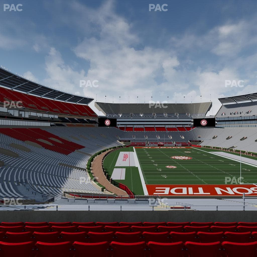 Bryant-Denny Stadium - Section South Zone 8 Seat View
