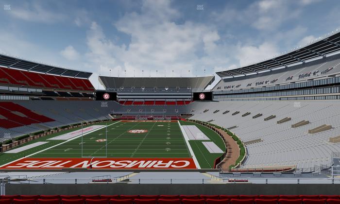 Bryant-Denny Stadium - Section South Zone 8 Seat View