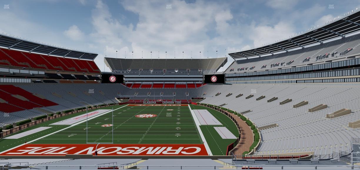 Bryant-Denny Stadium - Section South Zone 8 Seat View