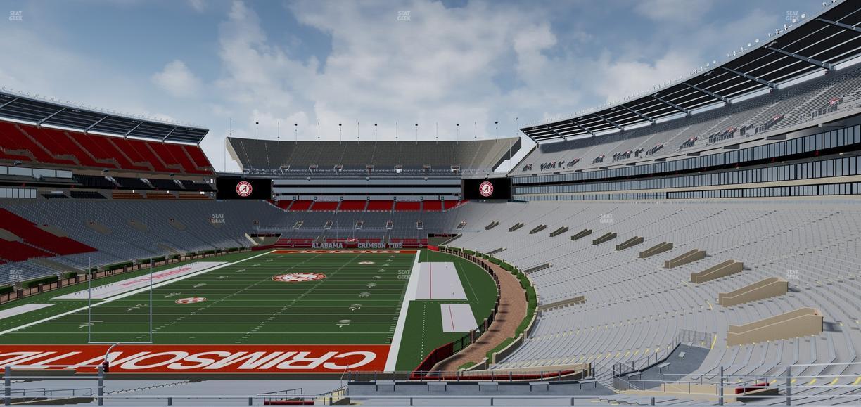 Bryant-Denny Stadium - Section South Zone 9 Seat View