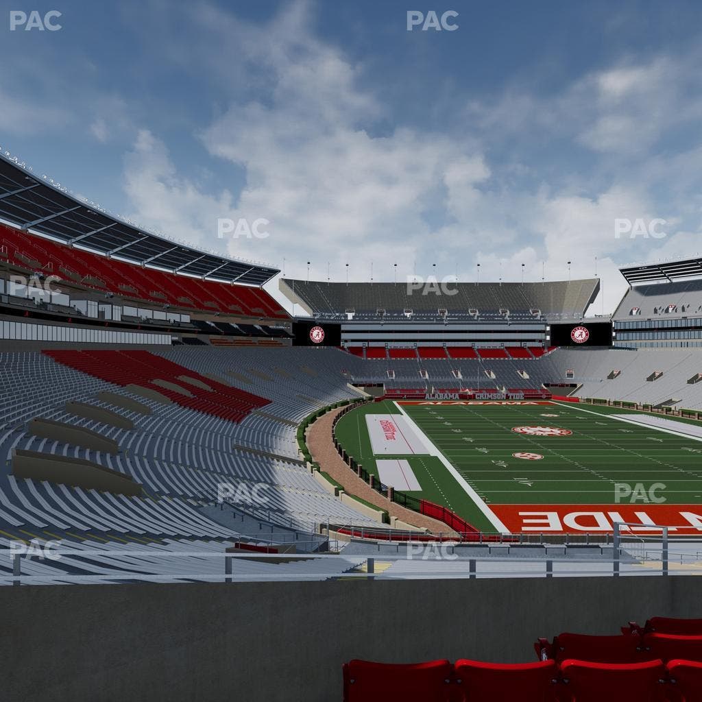 Bryant-Denny Stadium - Section South Zone 9 Seat View