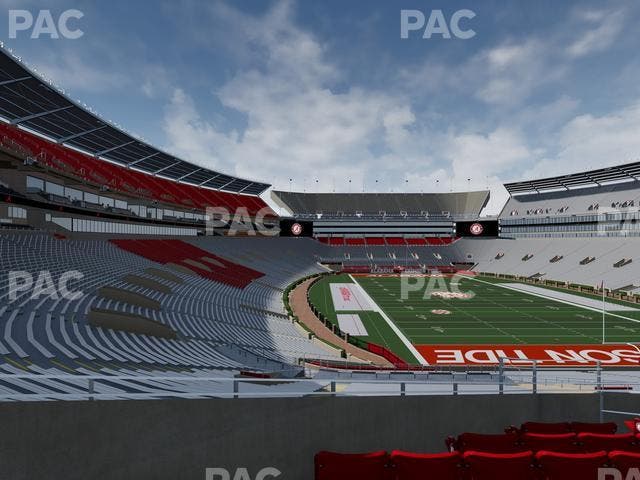 Bryant-Denny Stadium - Section South Zone 9 Seat View