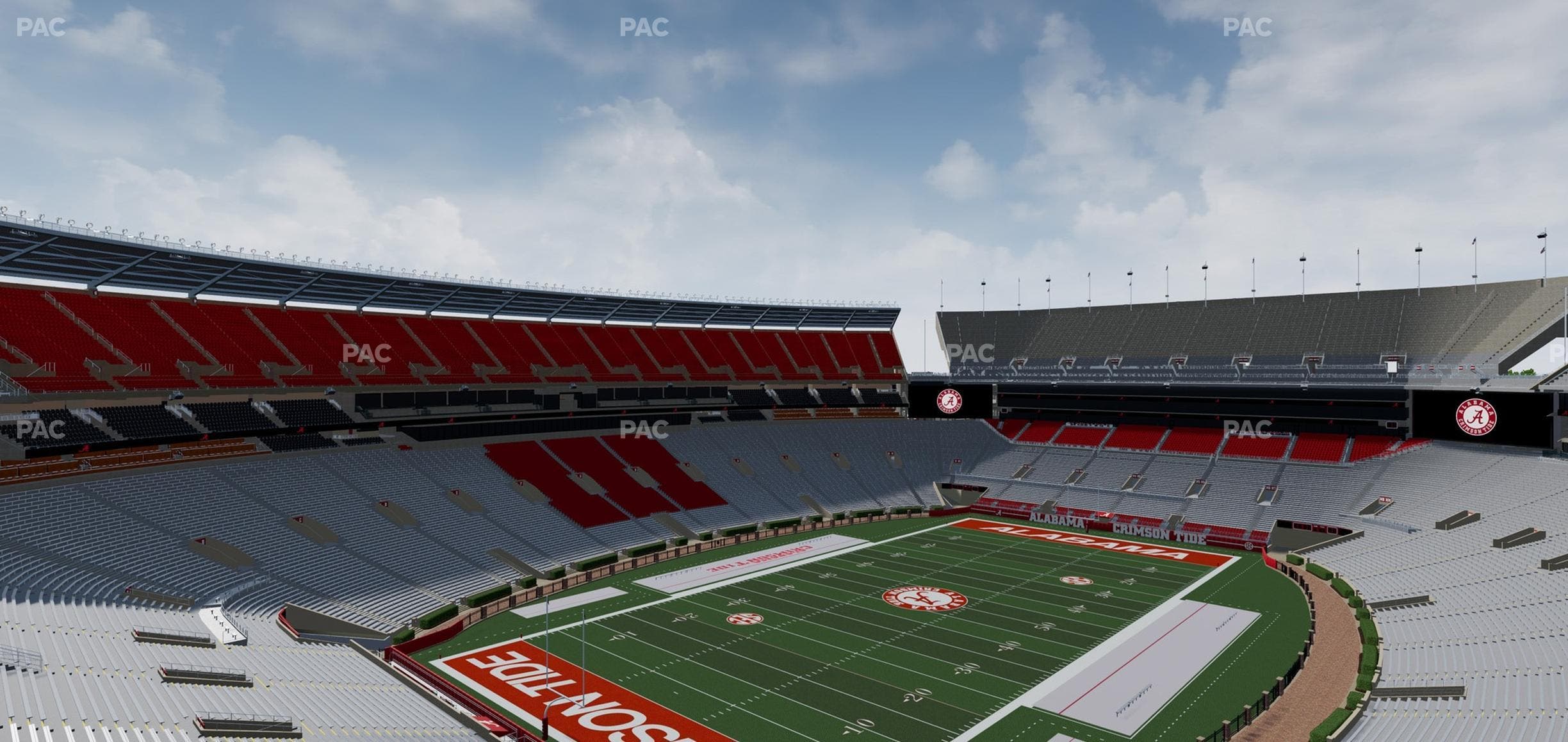 Bryant-Denny Stadium - Section Ss 1 Seat View