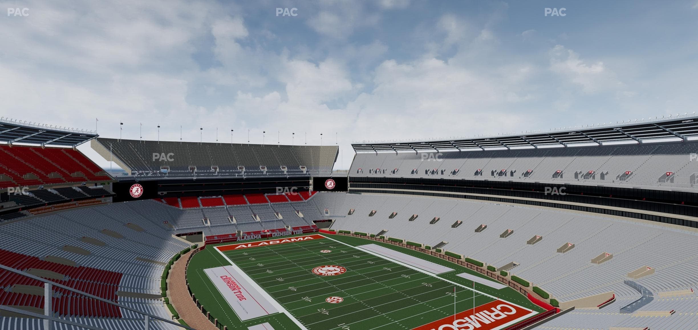 Bryant-Denny Stadium - Section Ss 13 Seat View