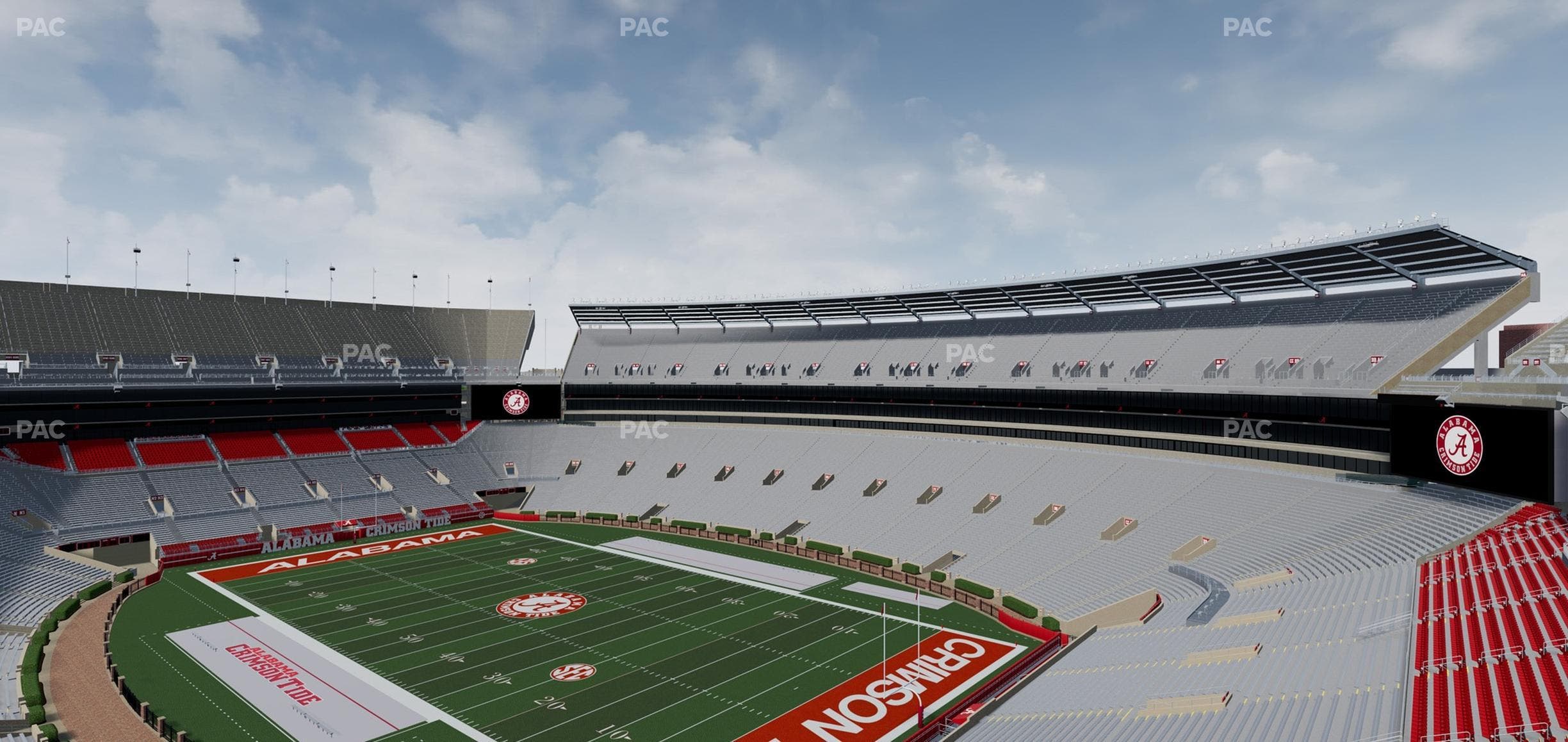 Bryant-Denny Stadium - Section Ss 14 Seat View