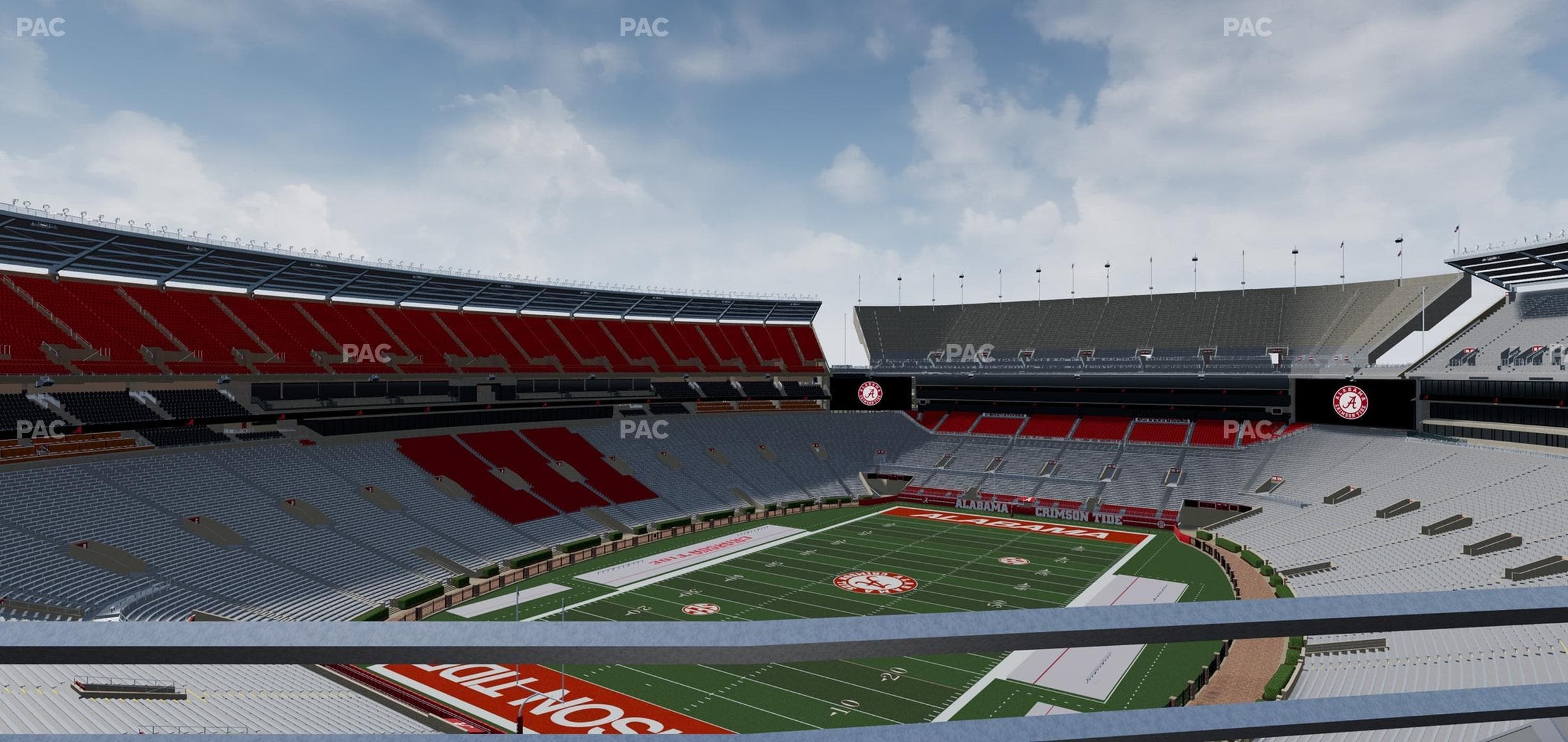 Bryant-Denny Stadium - Section Ss 3 Seat View