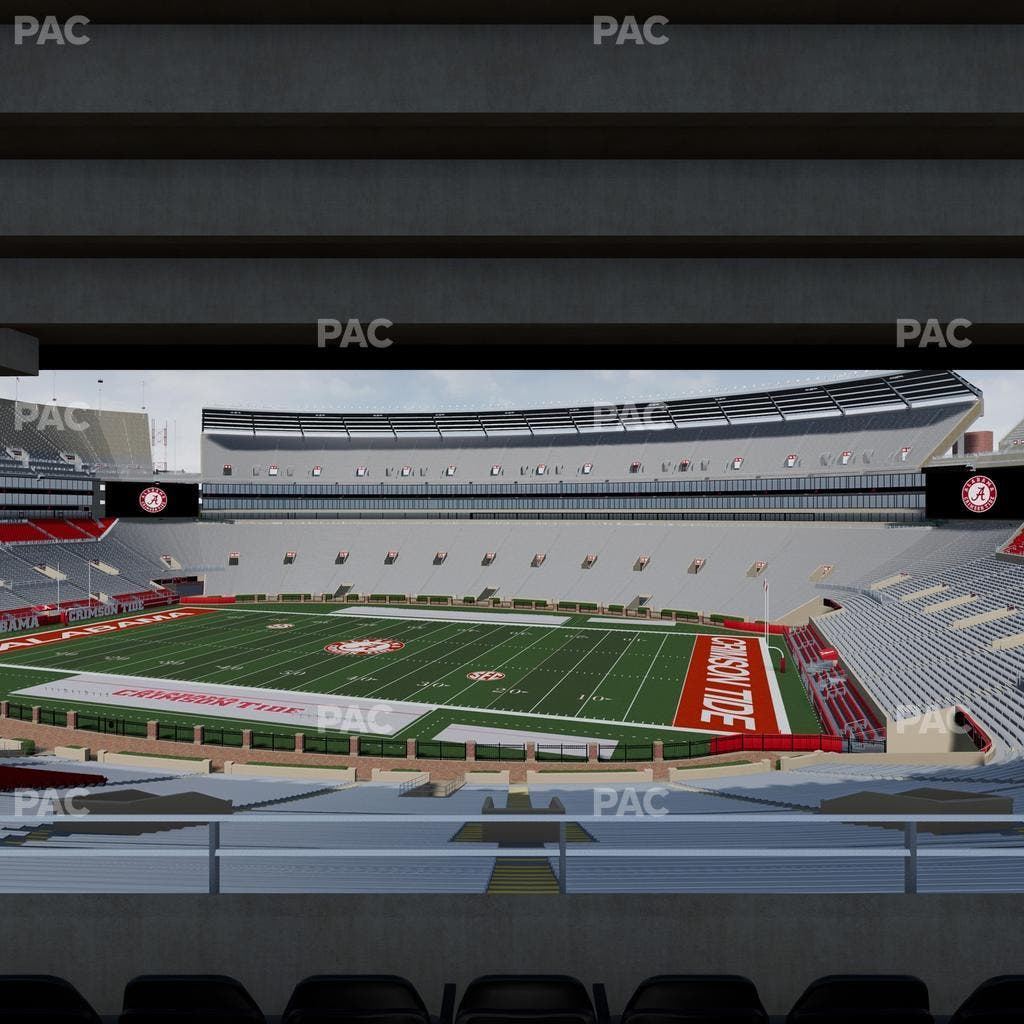 Bryant-Denny Stadium - Section Terrace Club 1 Seat View