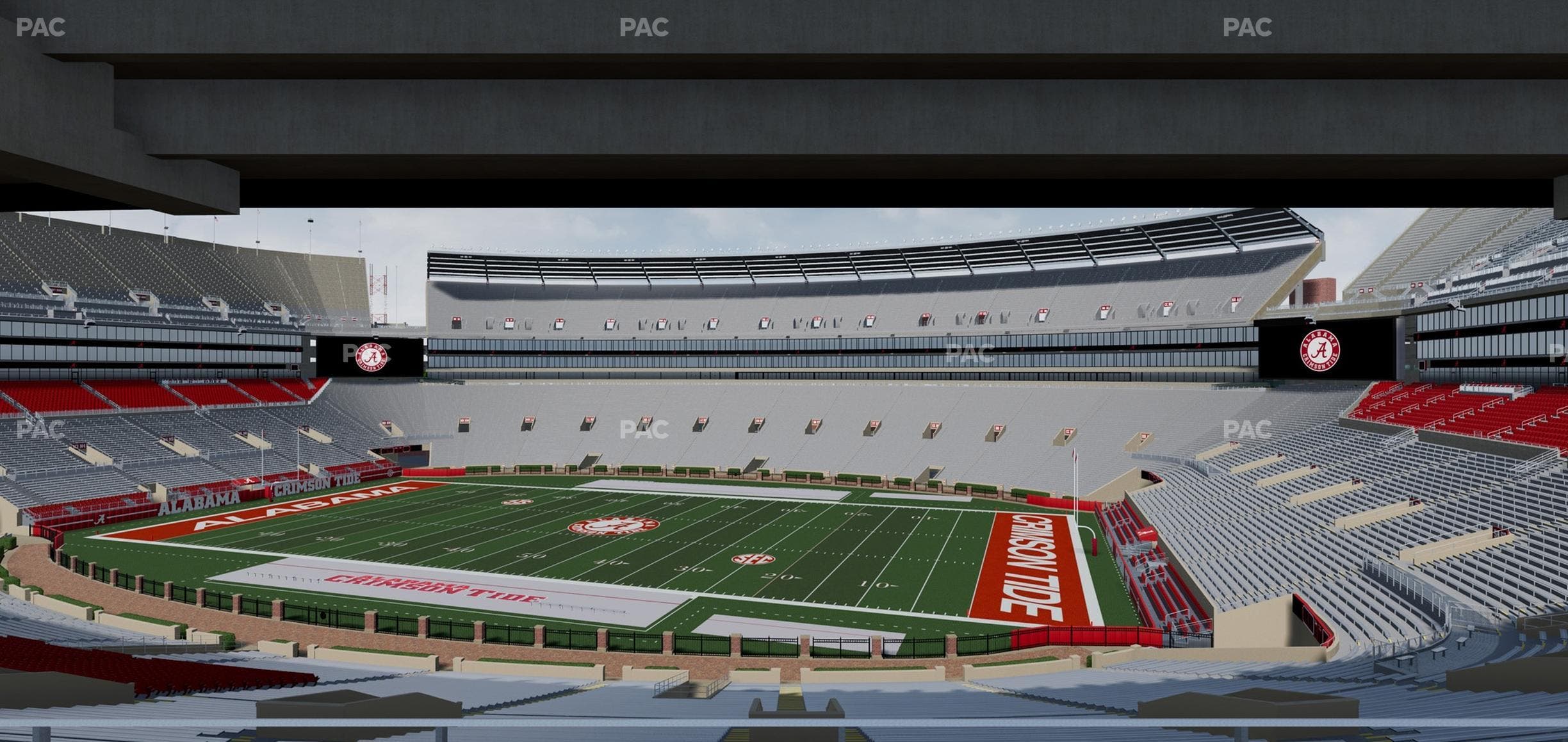Bryant-Denny Stadium - Section Terrace Club 1 Seat View