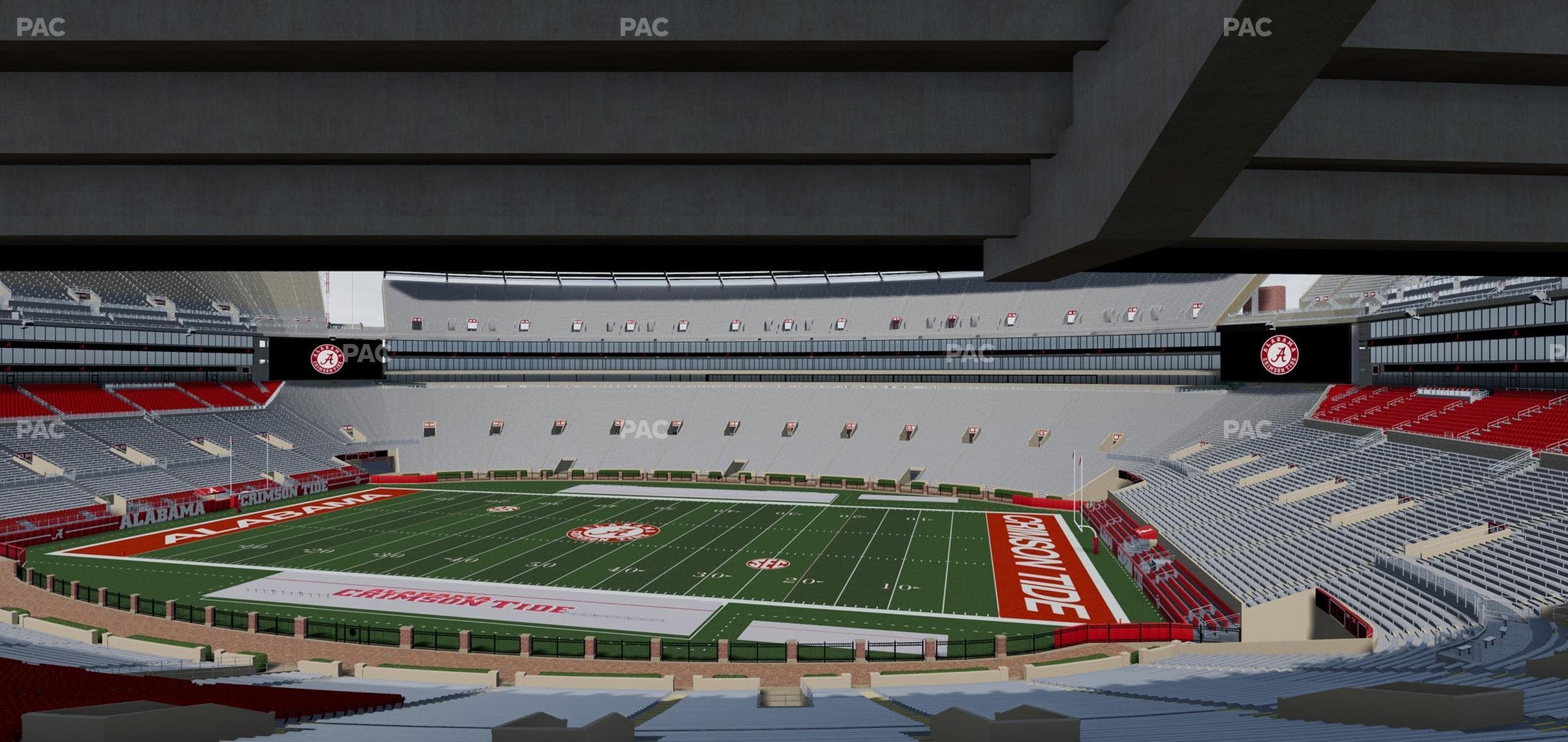 Bryant-Denny Stadium - Section Terrace Club 2 Seat View