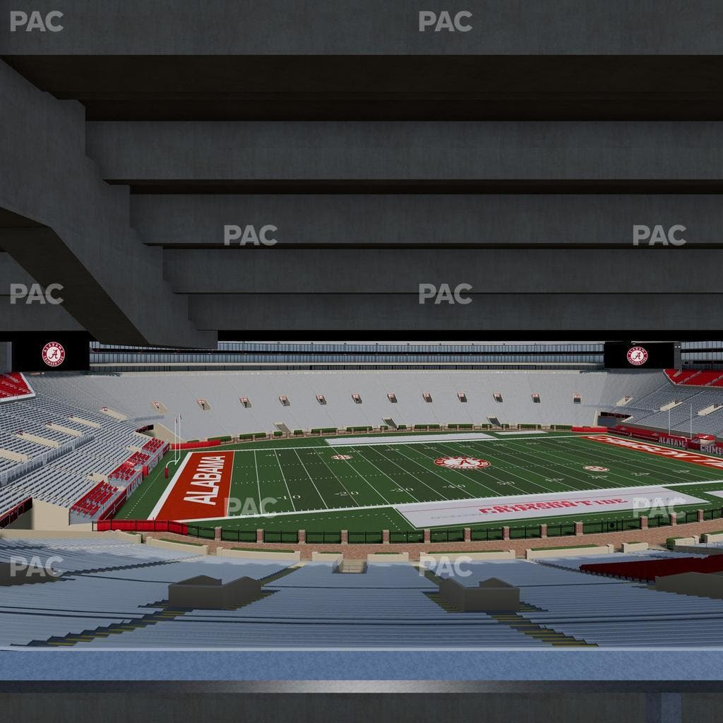 Bryant-Denny Stadium - Section Terrace Club 3 Seat View