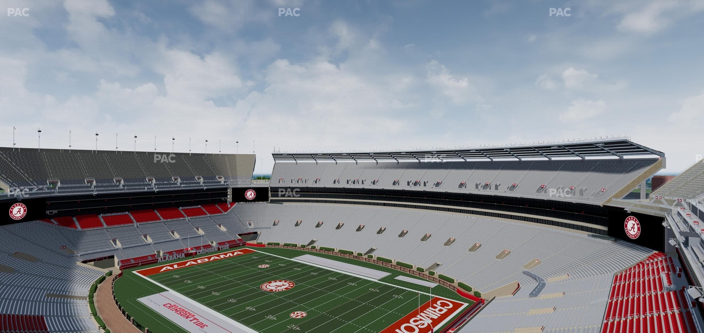 Bryant-Denny Stadium - Section U 3 A Seat View