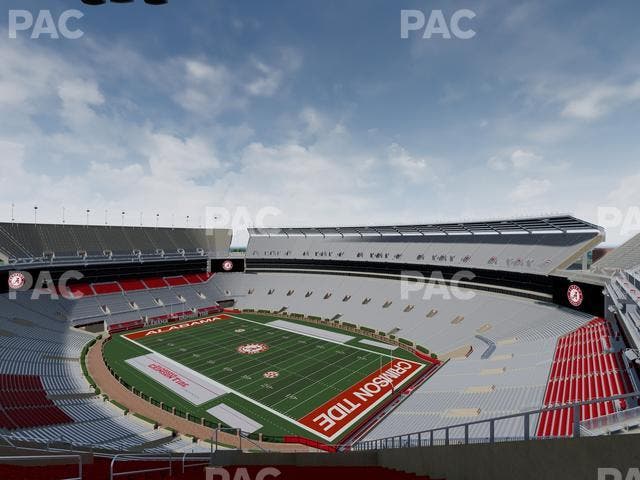 Bryant-Denny Stadium - Section U 3 A Seat View