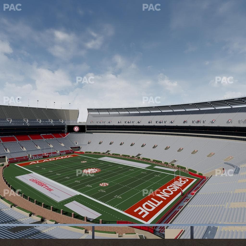 Bryant-Denny Stadium - Section U 3 B Seat View