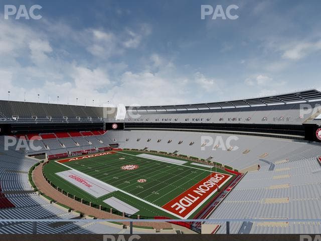 Bryant-Denny Stadium - Section U 3 B Seat View