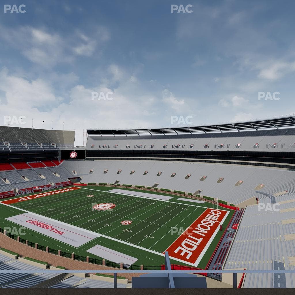 Bryant-Denny Stadium - Section U 3 C Seat View