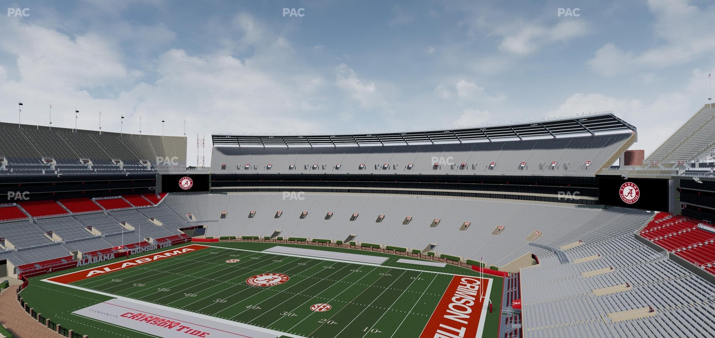 Bryant-Denny Stadium - Section U 3 D Seat View