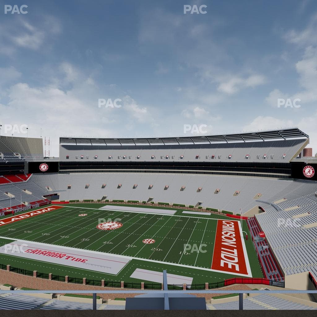 Bryant-Denny Stadium - Section U 3 E Seat View