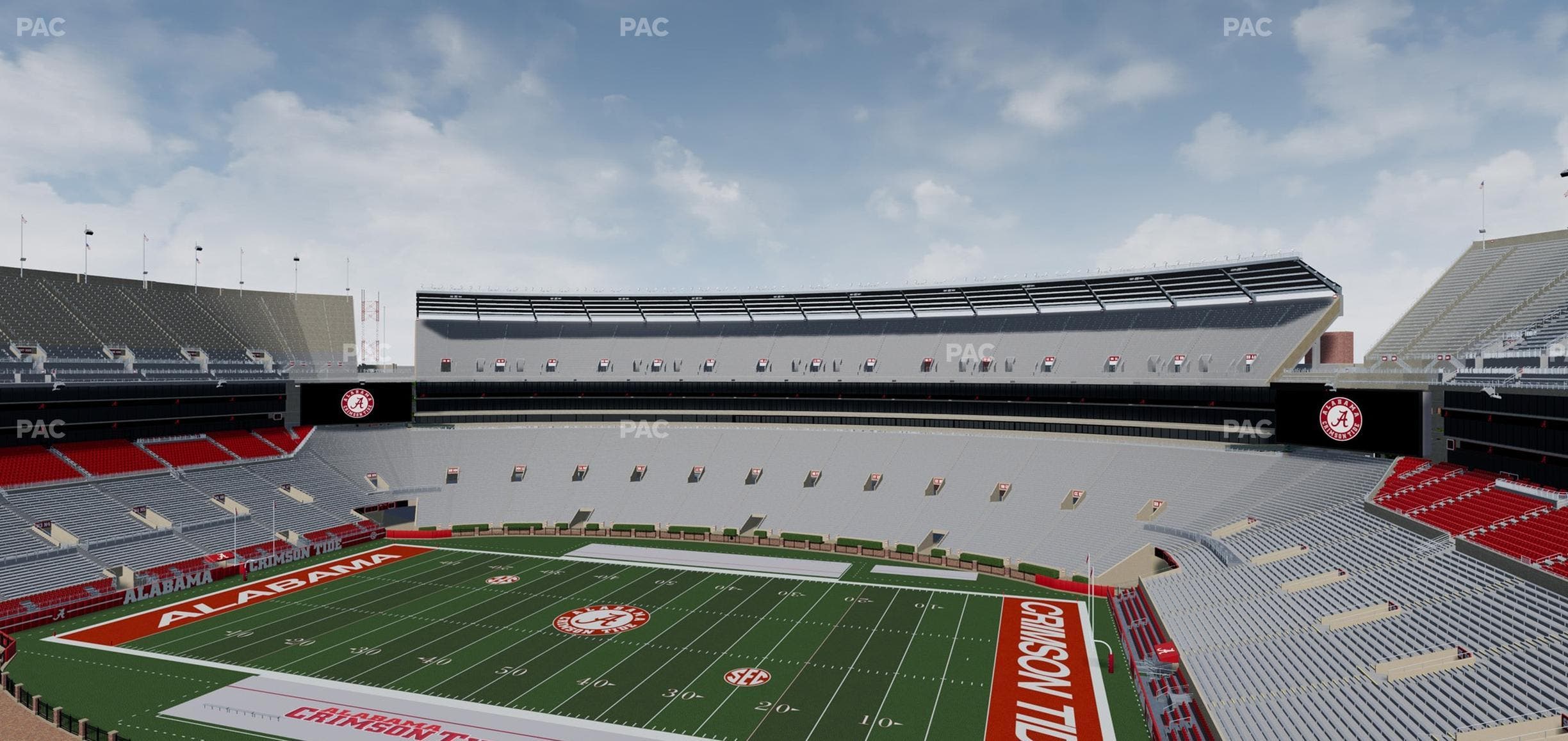 Bryant-Denny Stadium - Section U 3 E Seat View