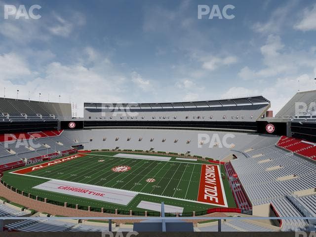 Bryant-Denny Stadium - Section U 3 E Seat View