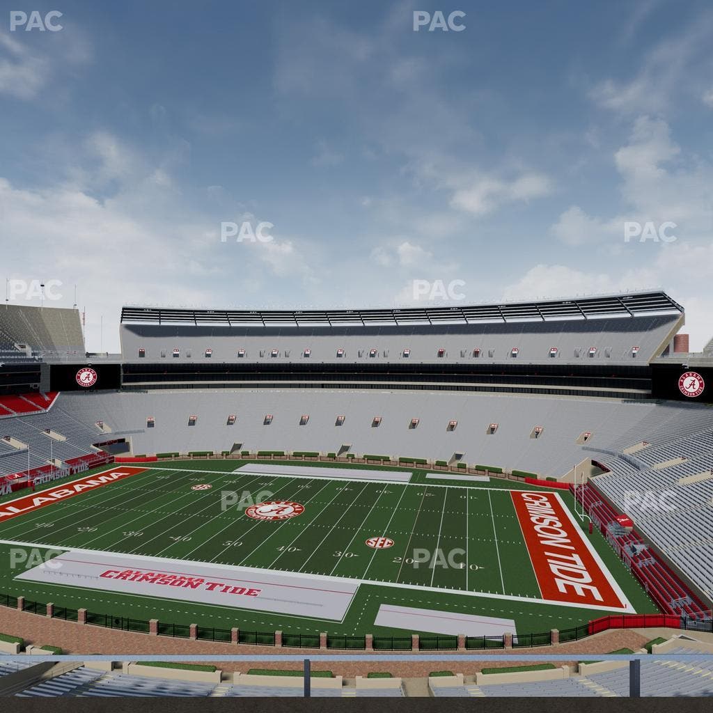 Bryant-Denny Stadium - Section U 3 F Seat View