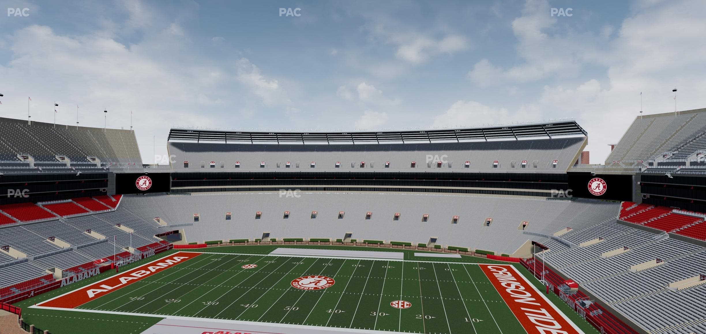 Bryant-Denny Stadium - Section U 3 G Seat View