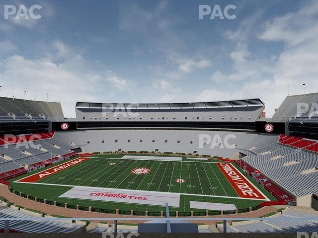 Bryant-Denny Stadium - Section U 3 G Seat View