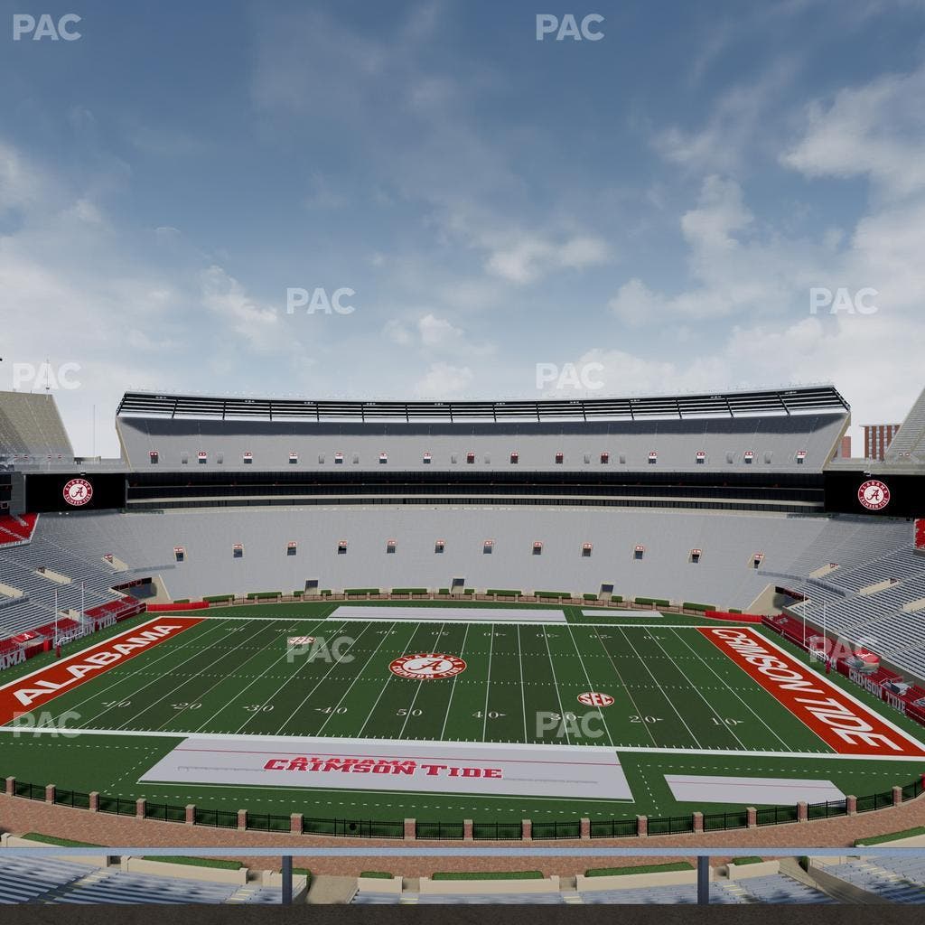 Bryant-Denny Stadium - Section U 3 H Seat View