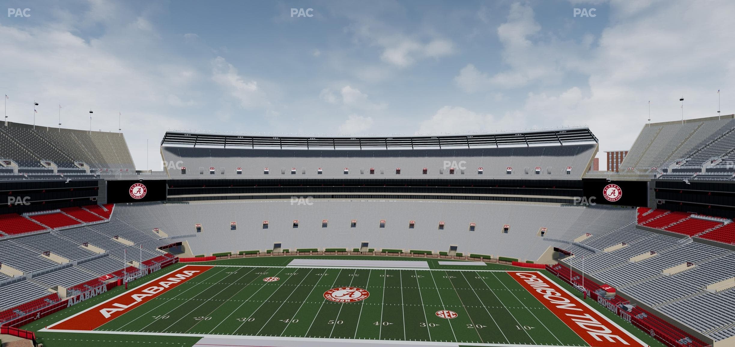 Bryant-Denny Stadium - Section U 3 H Seat View