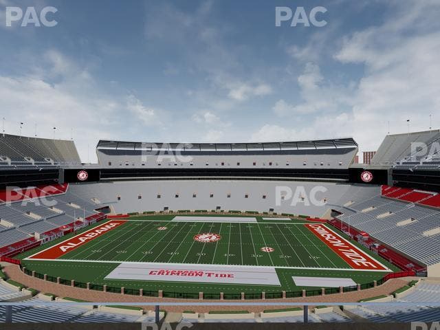 Bryant-Denny Stadium - Section U 3 H Seat View