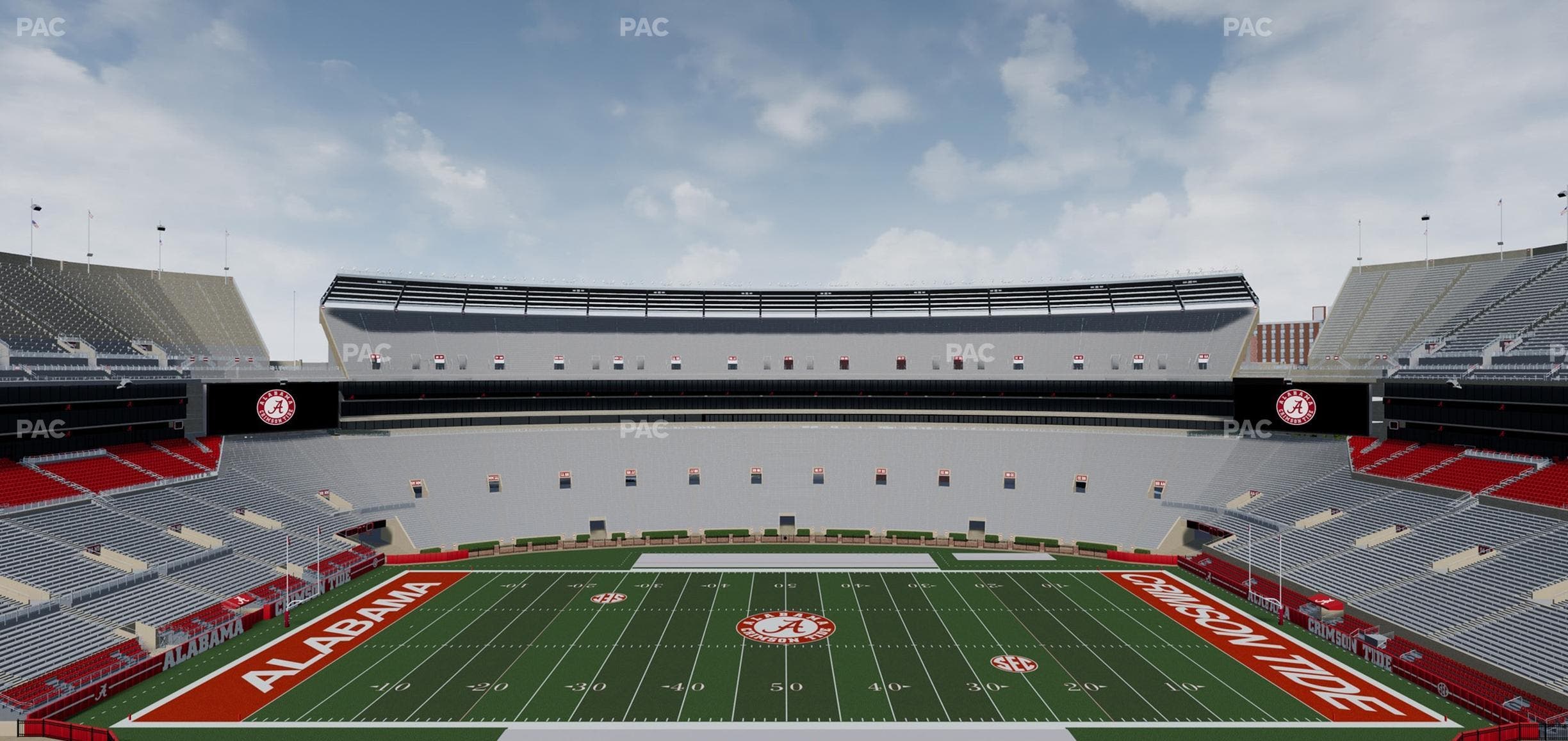 Bryant-Denny Stadium - Section U 3 J Seat View