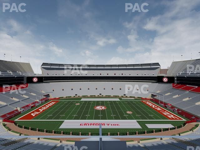 Bryant-Denny Stadium - Section U 3 J Seat View