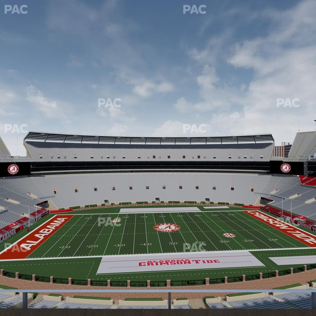 Bryant-Denny Stadium - Section U 3 K Seat View