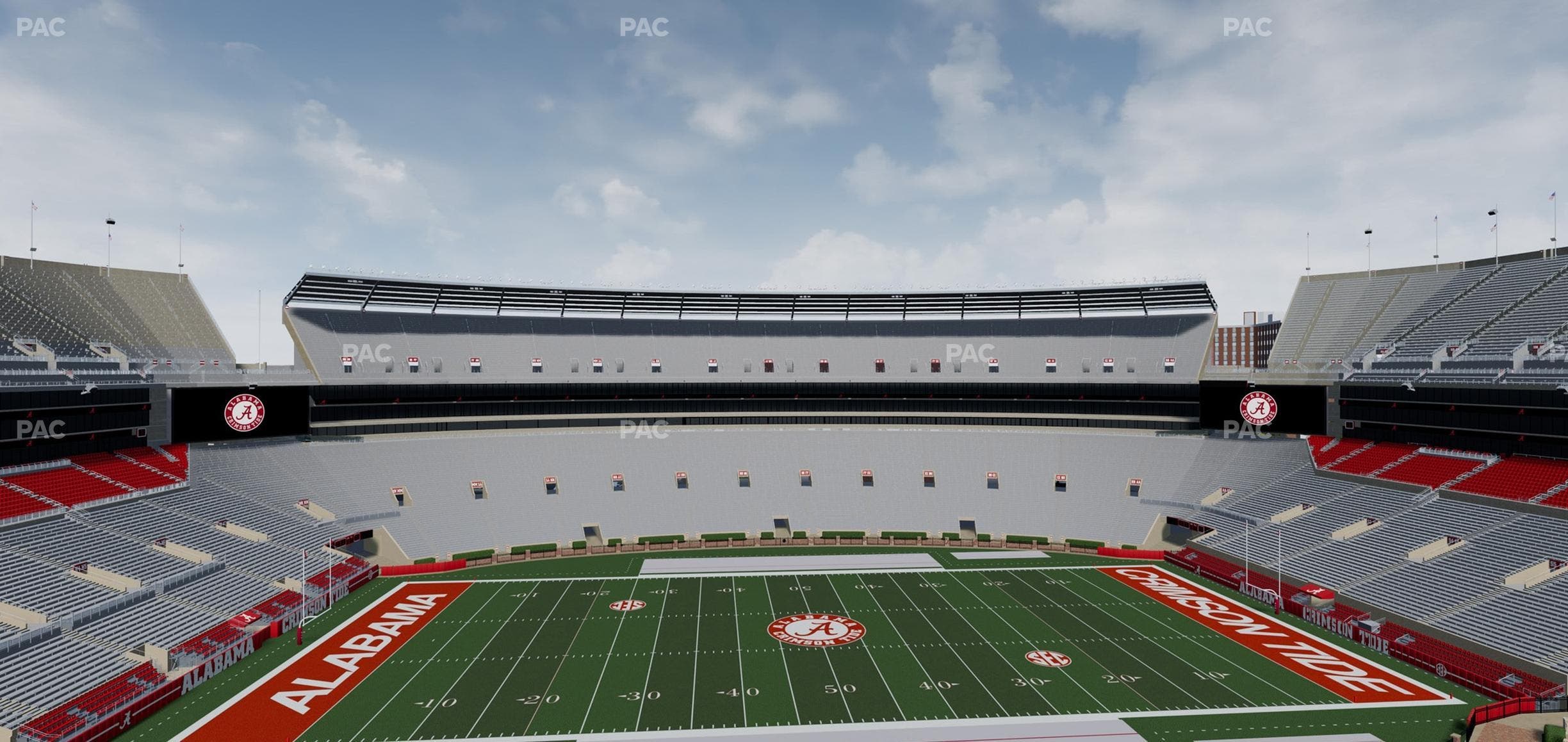 Bryant-Denny Stadium - Section U 3 K Seat View