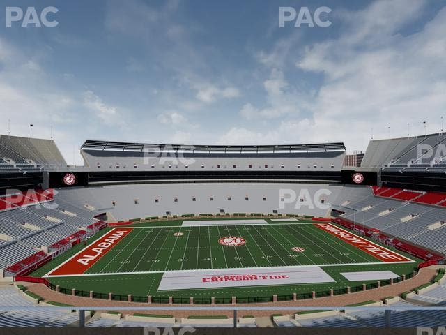 Bryant-Denny Stadium - Section U 3 K Seat View