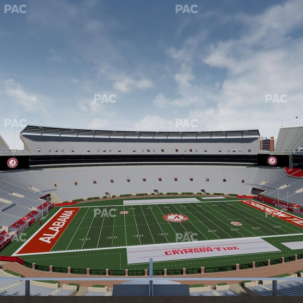 Bryant-Denny Stadium - Section U 3 L Seat View
