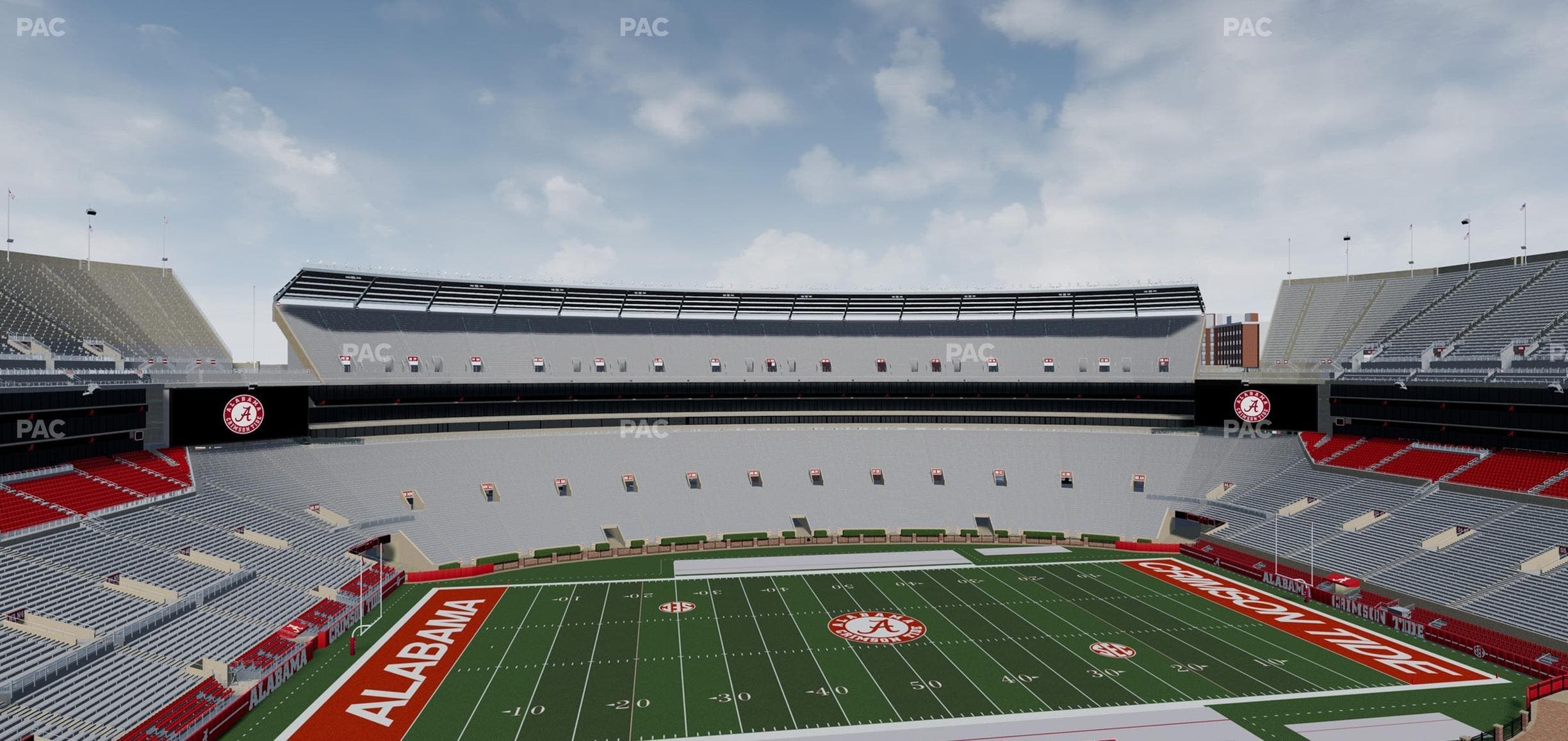 Bryant-Denny Stadium - Section U 3 L Seat View