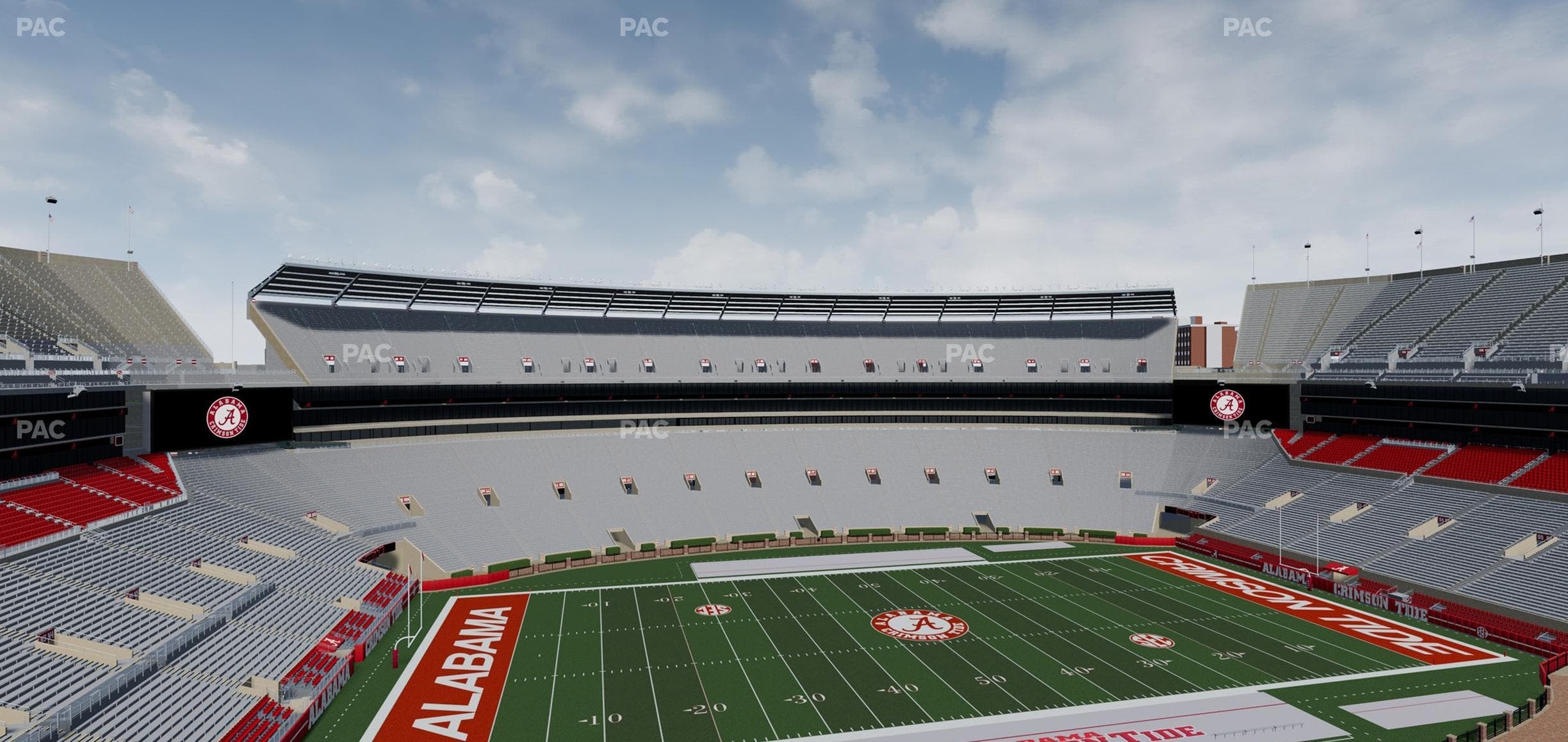 Bryant-Denny Stadium - Section U 3 M Seat View