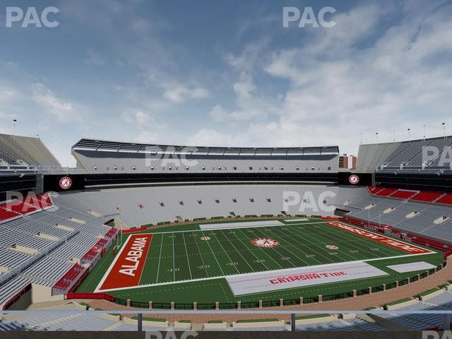 Bryant-Denny Stadium - Section U 3 M Seat View