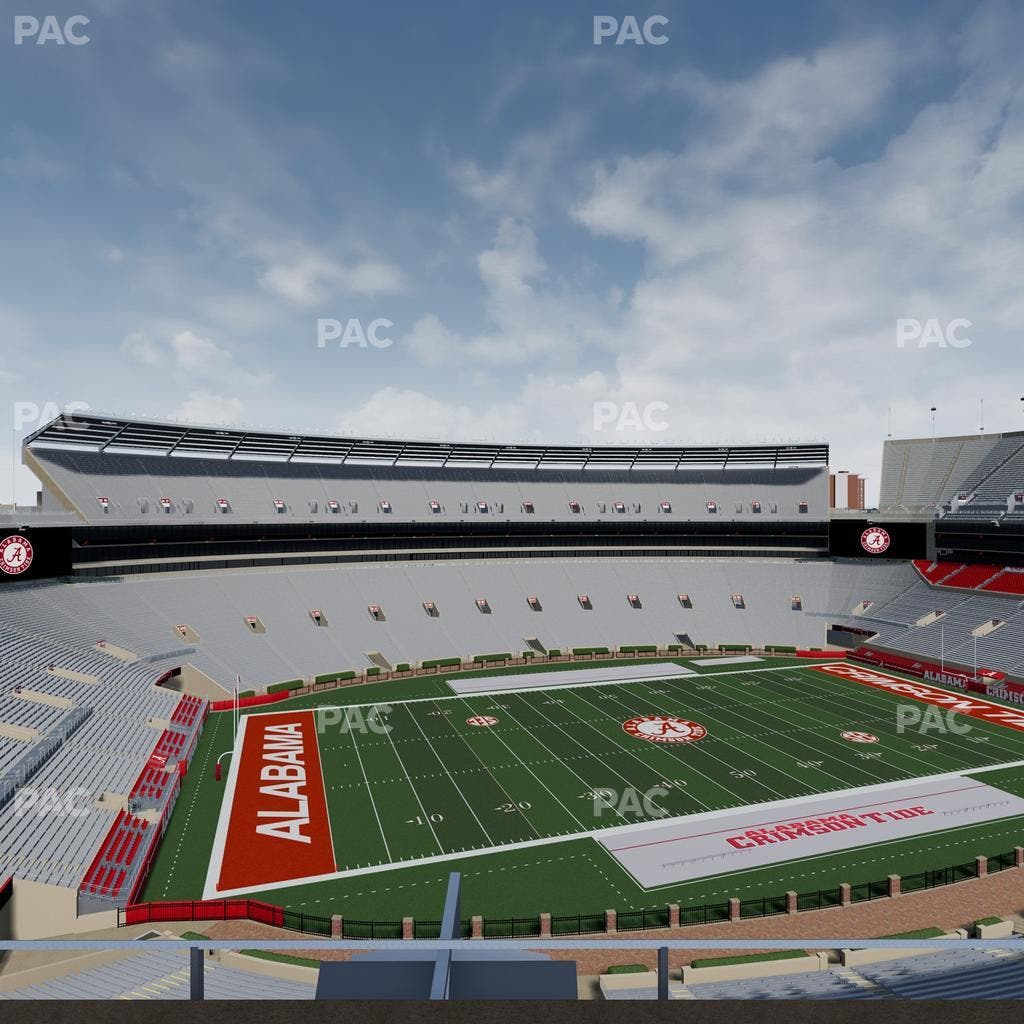 Bryant-Denny Stadium - Section U 3 N Seat View