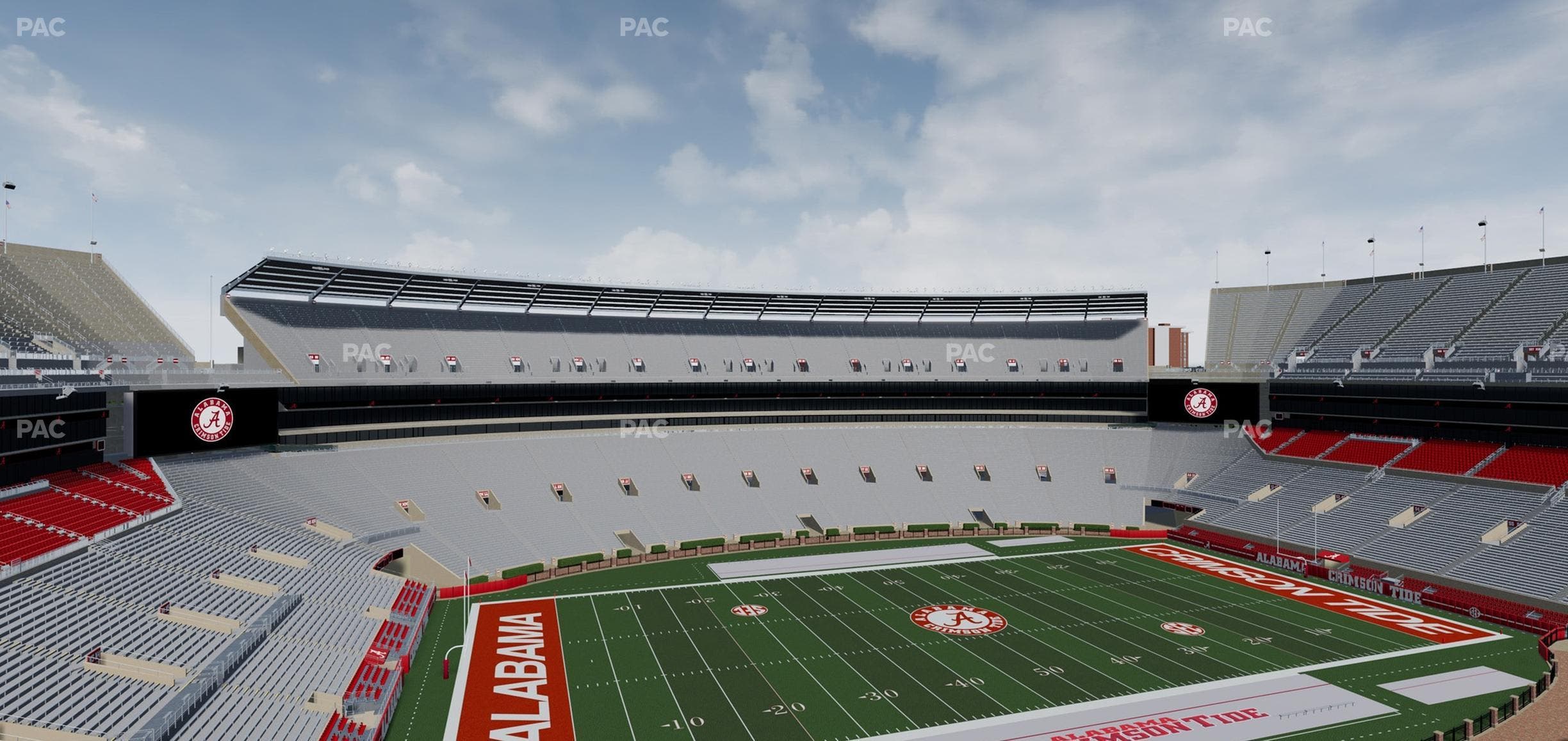Bryant-Denny Stadium - Section U 3 N Seat View