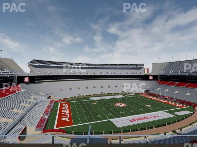 Bryant-Denny Stadium - Section U 3 N Seat View