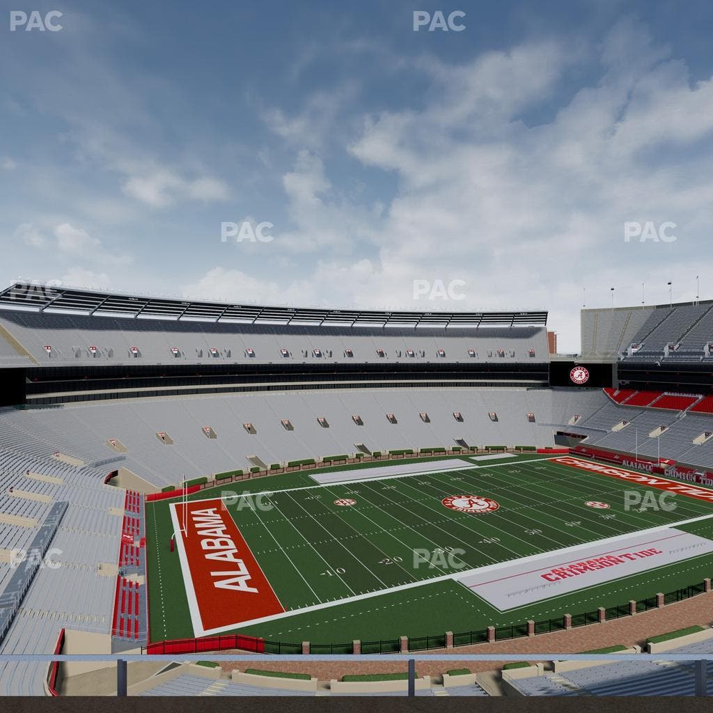 Bryant-Denny Stadium - Section U 3 O Seat View