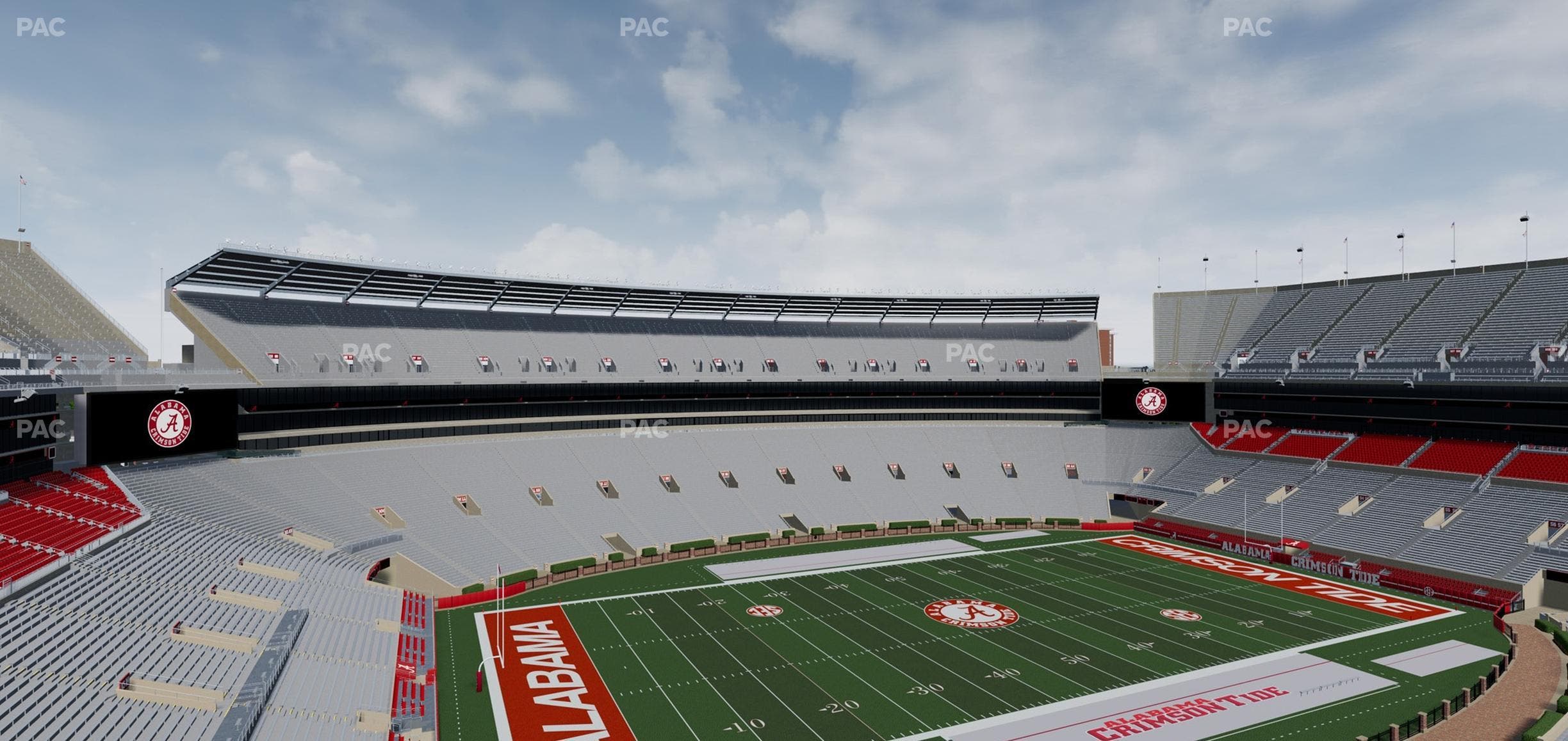 Bryant-Denny Stadium - Section U 3 O Seat View